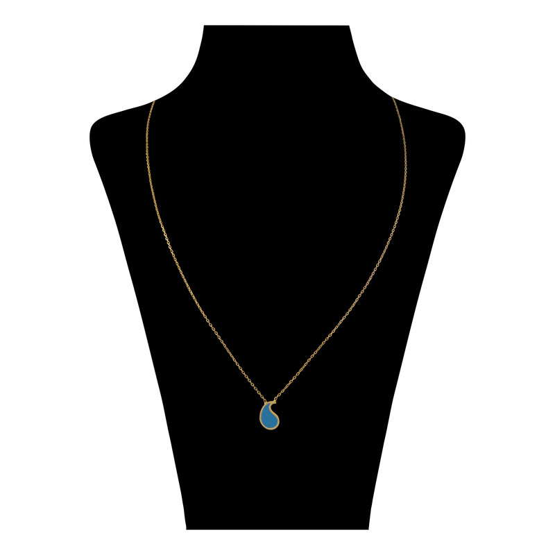 گردنبند طلا با طرح فلامینگو 18 عیار زنانه تاج مدل G556