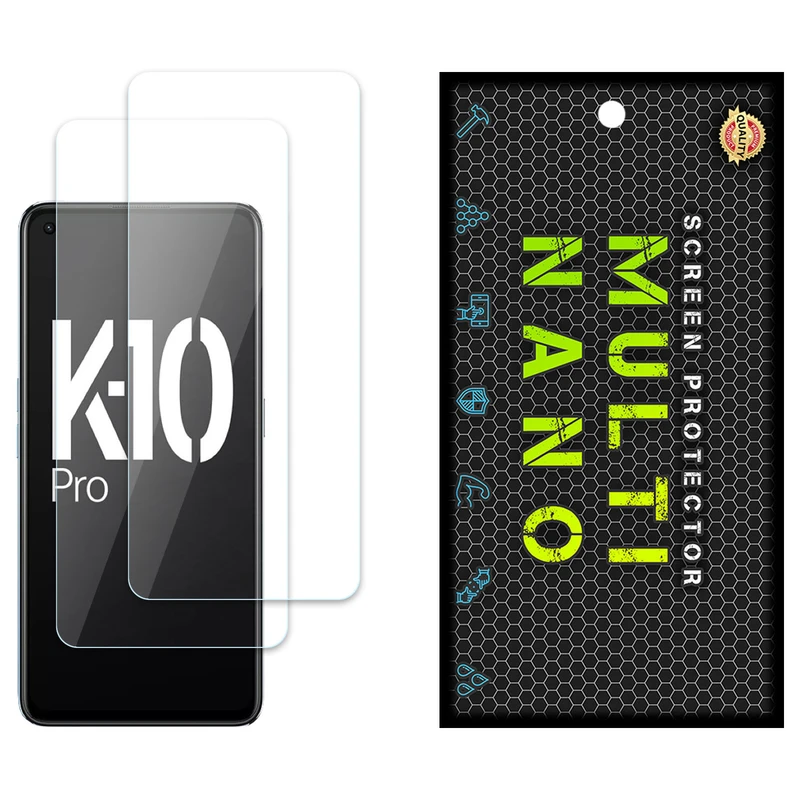 محافظ صفحه نمایش مولتی نانو مدل X-S2N مناسب برای گوشی موبایل اوپو K10 Pro بسته دو عددی