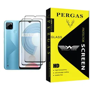 Waily Nice Pergas Glass MIX002 Screen Protector For Realme C21Y Pack Of 2
