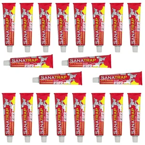 جسب موش ثناتراپ مدل تیوپی حجم 75 میلی‌لیتر مجموعه 20 عددی