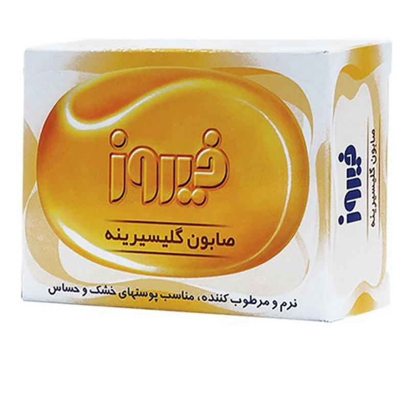صابون شستشو فیروز مدل نارگیل و گلیسیرینه وزن 100 گرم بسته 2 عددی