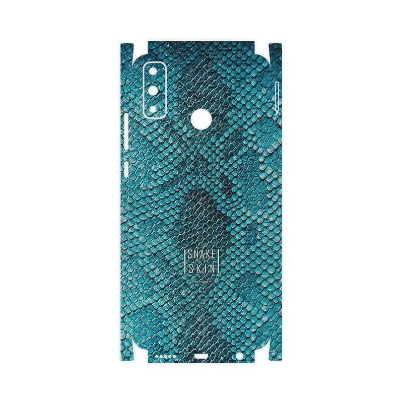 برچسب پوششی ماهوت مدل Blue Snake Skin-FullSkin مناسب برای گوشی موبایل هوآوی Y8s