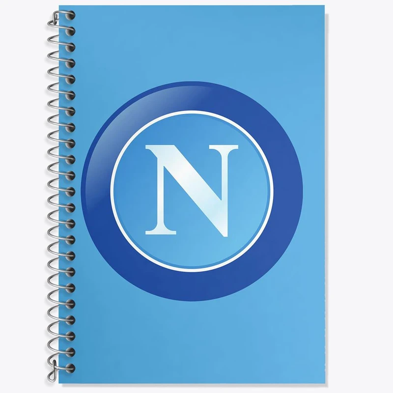 دفتر زبان 50 برگ خندالو مدل سه خط طرح باشگاه ناپولی کد 27389