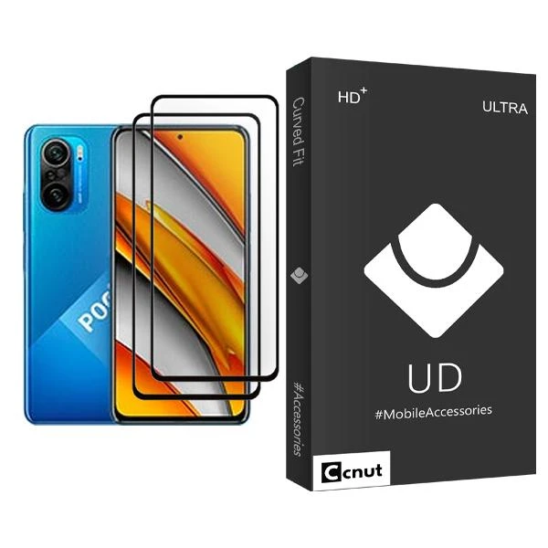 محافظ صفحه نمایش کوکونات مدل UDB Ultra MIX002 مناسب برای گوشی موبایل شیائومی Poco F3 بسته دو عددی