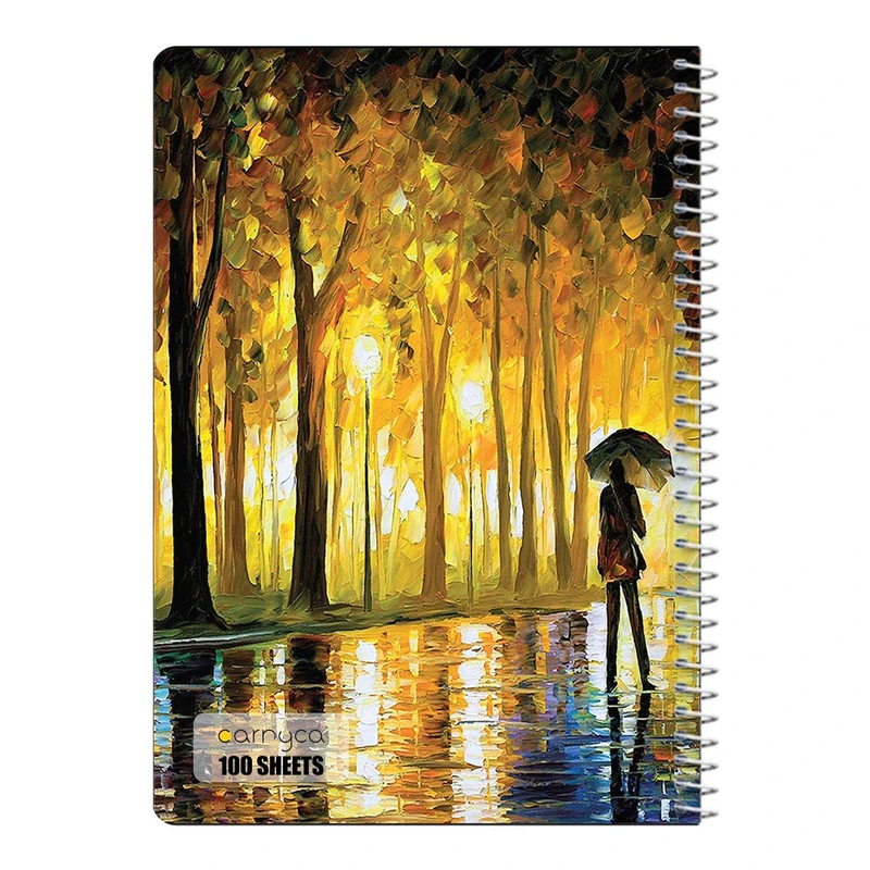 دفتر مشق 100 برگ سیمی کارنیکا طرح نقاشی های آبرنگی Watercolor Paintings کد 59805