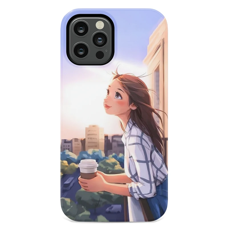 کاور طرح دختر کد DIMO-016 مناسب برای گوشی موبایل اپل  iphone 13 pro max