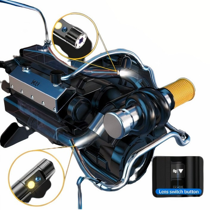 اندوسکوپ صنعتی مدل 1080P HD DUAL CAMERA