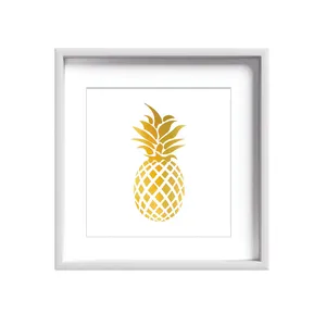 تابلو طلا کوب زرکات طرح آناناس مدل pineapple
