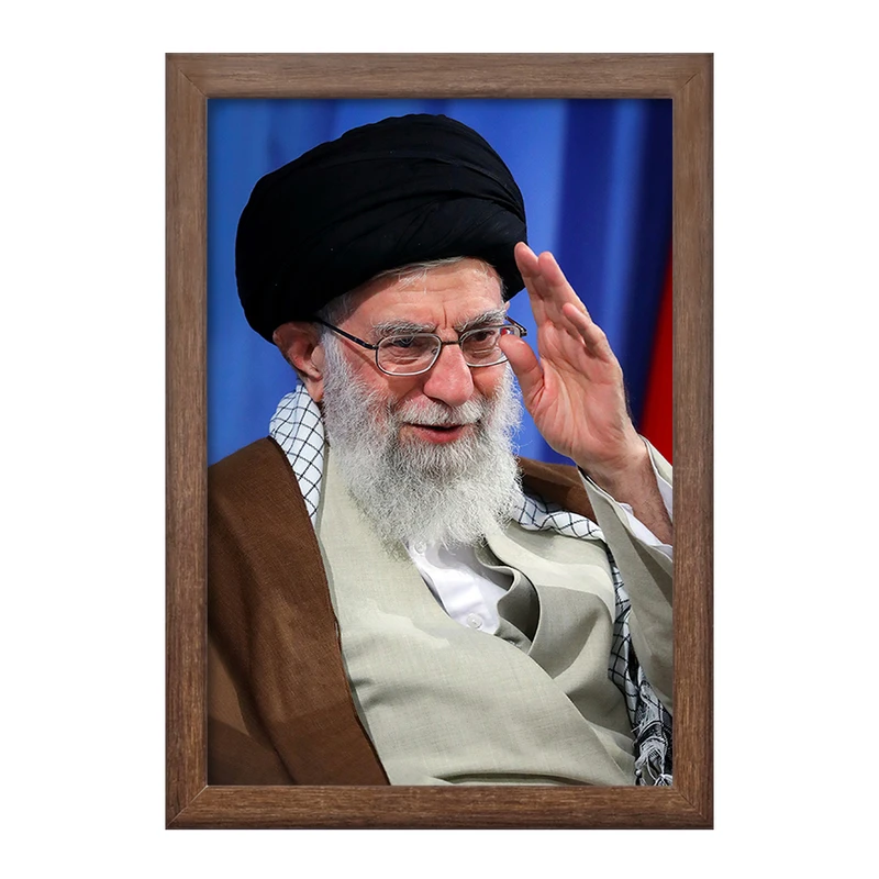 تابلو خندالو طرح تصویر رهبر  کد 12617