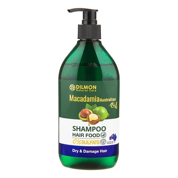 شامپو مو دیلمون مدل Macadamia حجم 385 میلی لیتر