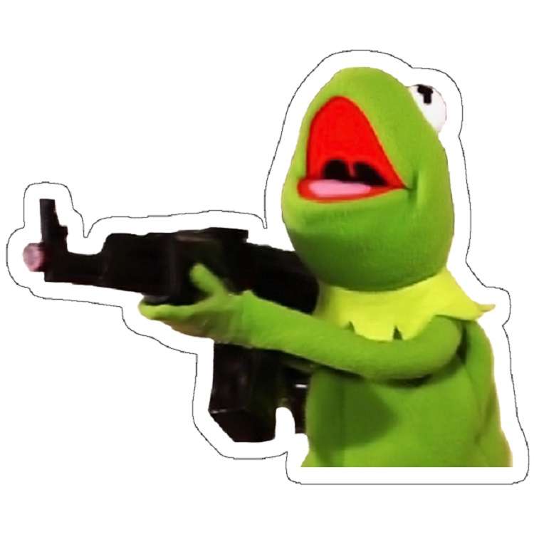 استیکر مدل Kermit REEEE