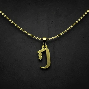 گردنبند طلا 18 عیار زنانه مدوپد مدل حرف ت کد I2-1-1100