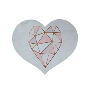  پادری مدل قلب طرح فانتزی کد 8640 سایز 90x90 سانتی متر