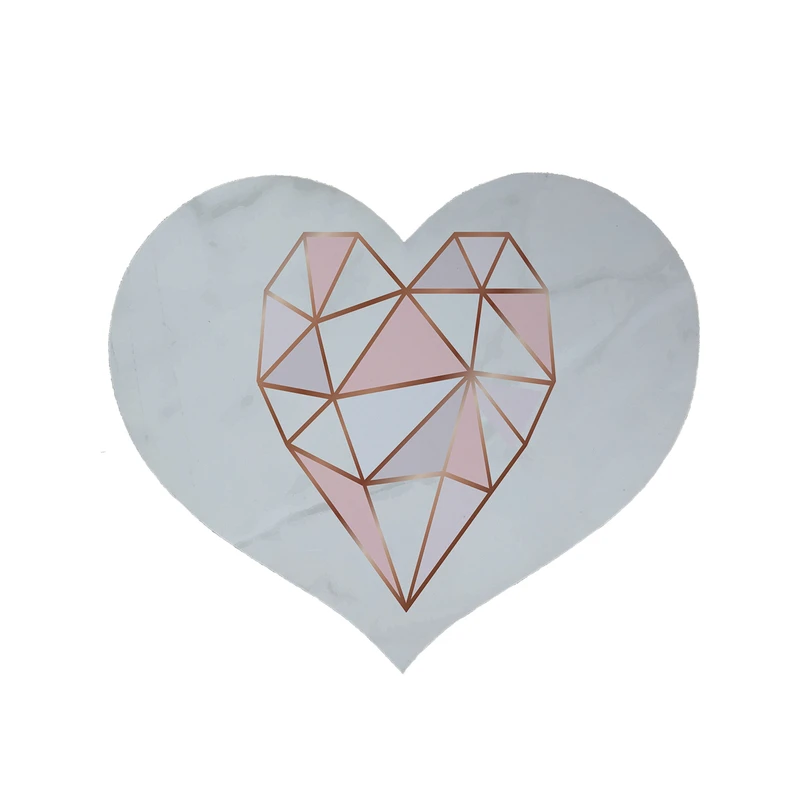  پادری مدل قلب طرح فانتزی کد 8640 سایز 90x90 سانتی متر