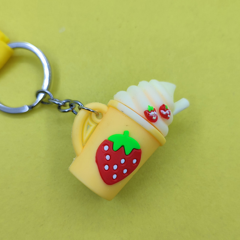 جاکلیدی دخترانه مدل  سیلیکونی طرح شیک بستنی