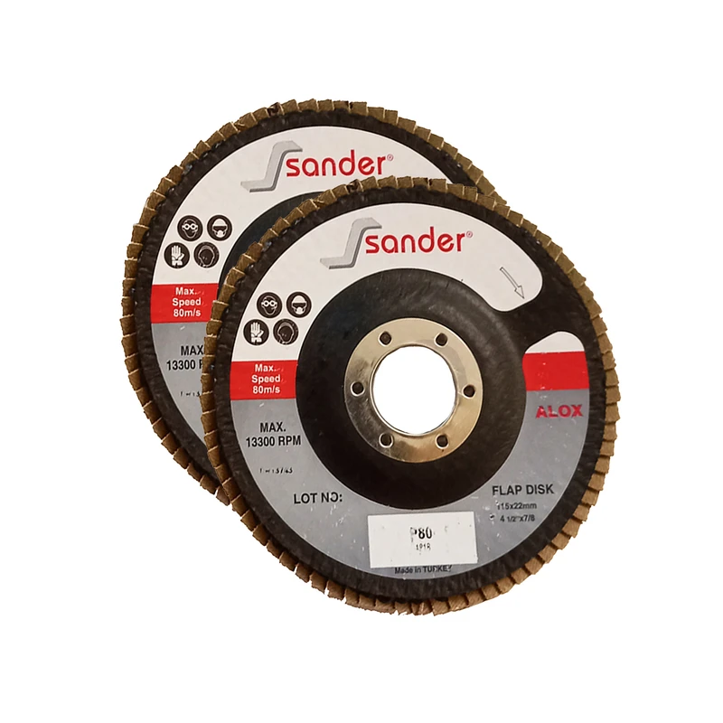 سنباده فلاپ دیسک ساندر مدل HT - 008 مجموعه دو عددی 