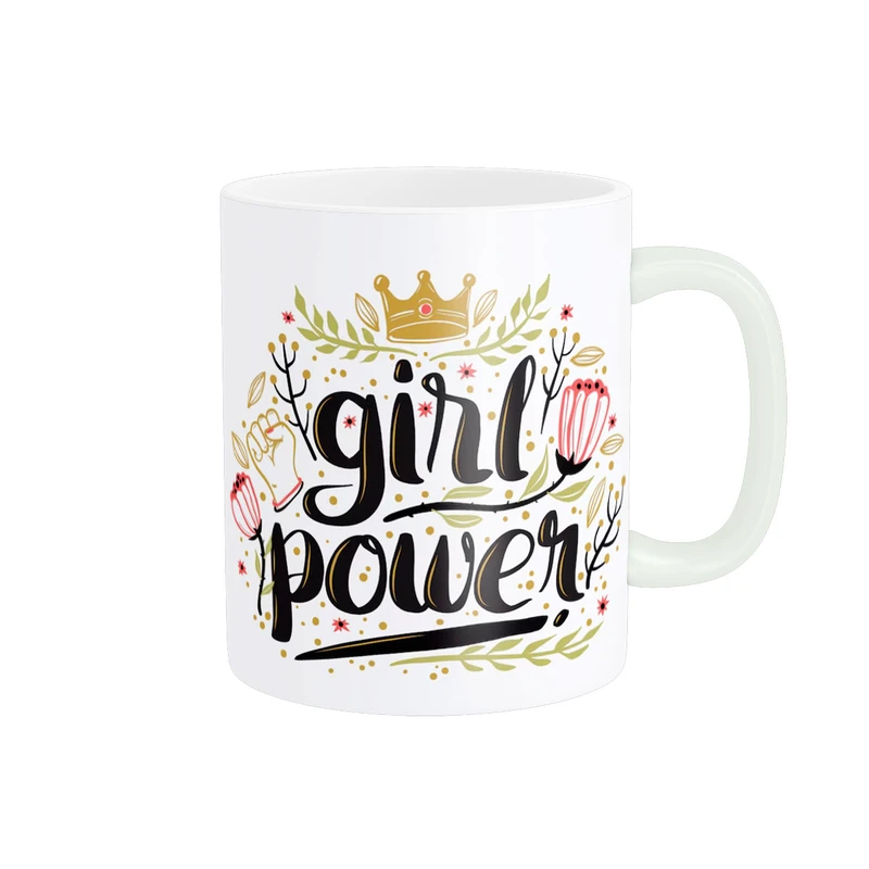 ماگ پادآفرین طرح قدرت دخترانه girl power کد 1869