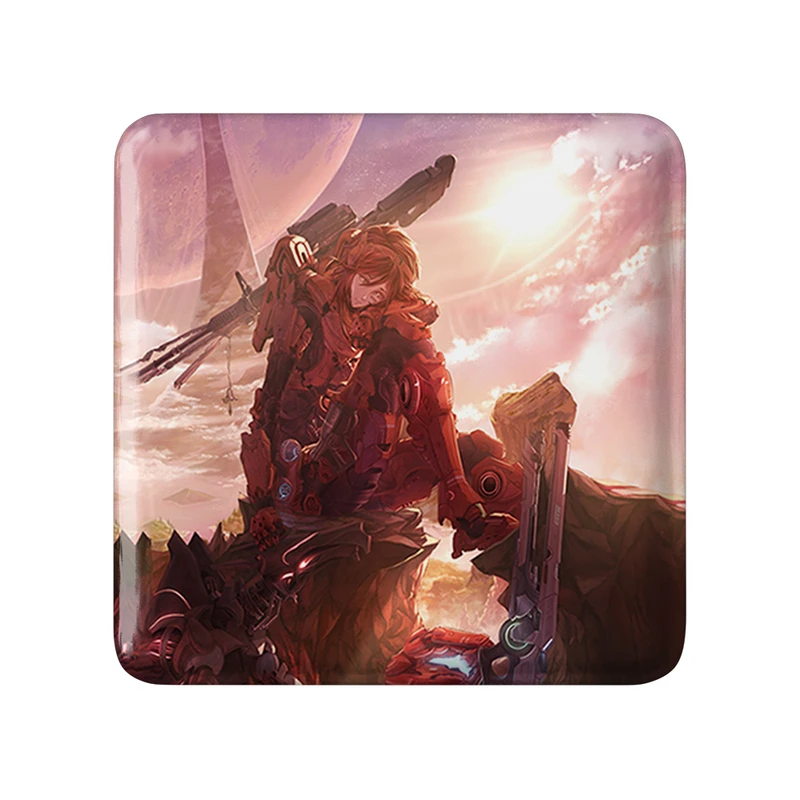 مگنت خندالو طرح بازی هیلو (Halo) مدل مربعی کد 31490