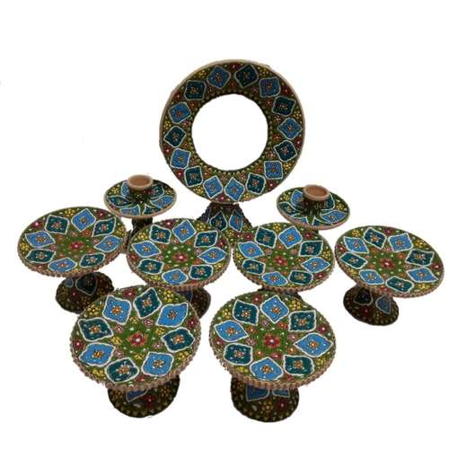 ست 9 تکه هفت سین میناکاری مدل 804