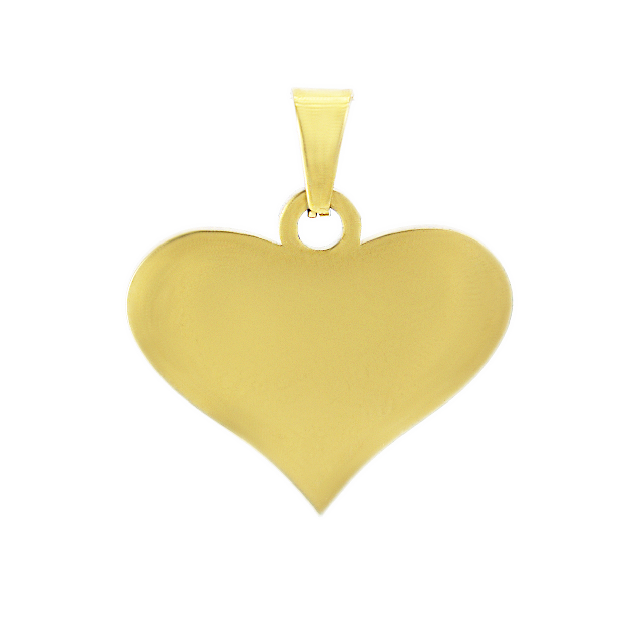 آویز گردنبند طلا 18 عیار جواهری میکا طرح قلب کد 0110001