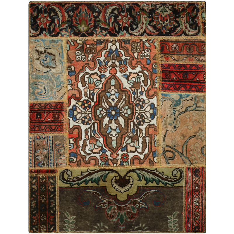 کلاژ فرش دستبافت یک متری فرش هریس کد 101839