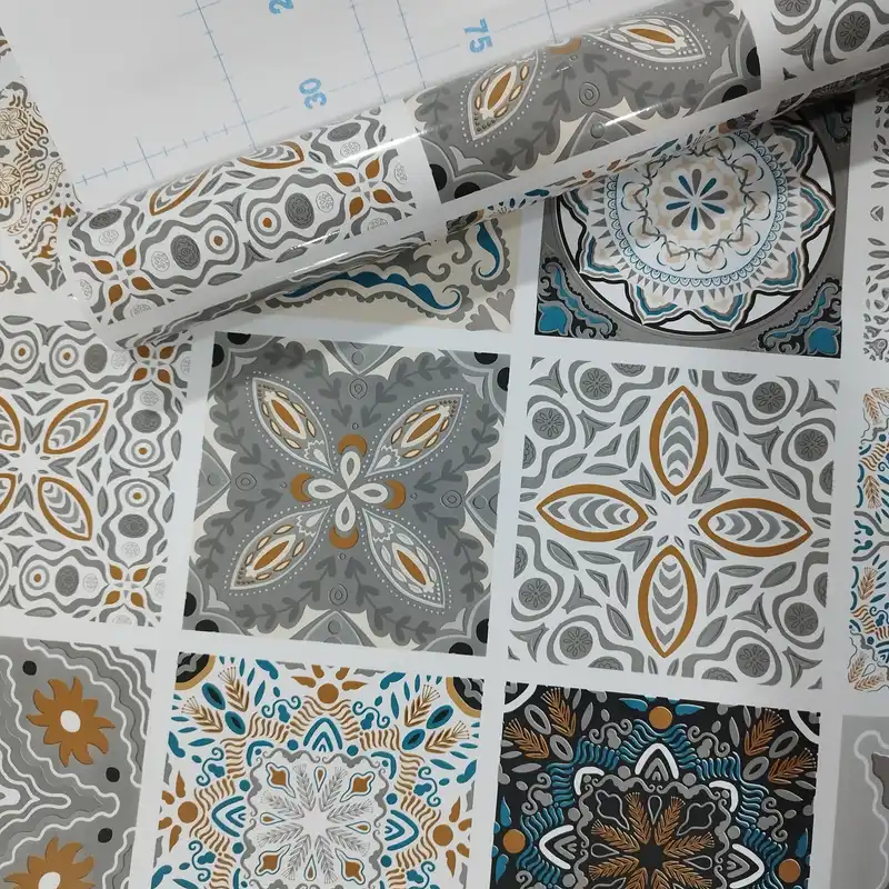 برچسب کابینت طرح کاشی مدل 5020