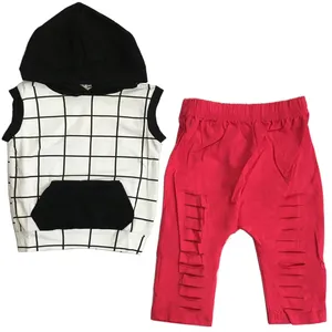 ست تاپ کلاهدار و شلوارک دخترانه مدل ZA23