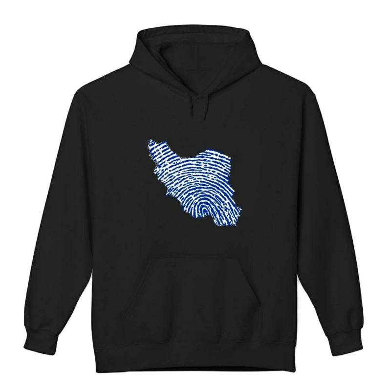 هودی مردانه پاد آفرین مدل نقشه ایران جذاب کد 1178