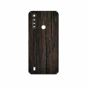 MAHOOT Burned Wood Cover Sticker for Motorola Moto G8 Power Lite