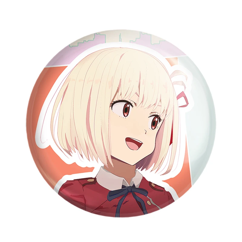 مگنت خندالو مدل چیساتو انیمه لیکوریس ریکویل Lycoris Recoil  کد 23054