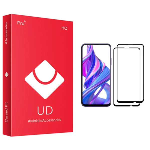محافظ صفحه نمایش یو دی مدل +PRO مناسب برای گوشی موبایل آنر 9X Pro بسته دو عددی