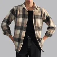 پیراهن آستین بلند یقه برگردان مردانه ترندیول مدل 835473942