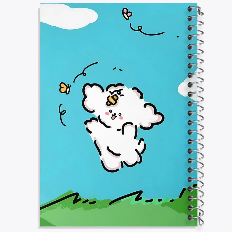 دفتر مشق 50 برگ خندالو طرح گوسفند کیوت کد N4832
