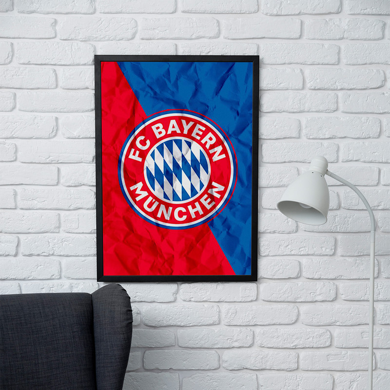 تابلو مدل دیواری طرح بایرن مونیخ Bayern Munich کد FD523