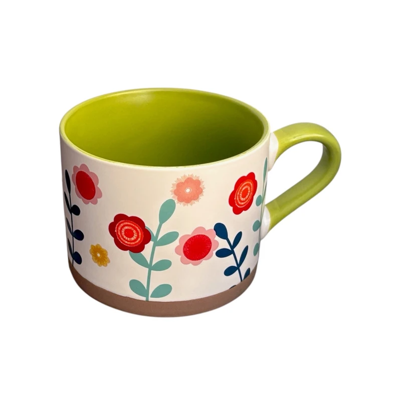 ماگ طرح گل رنگی کد 34