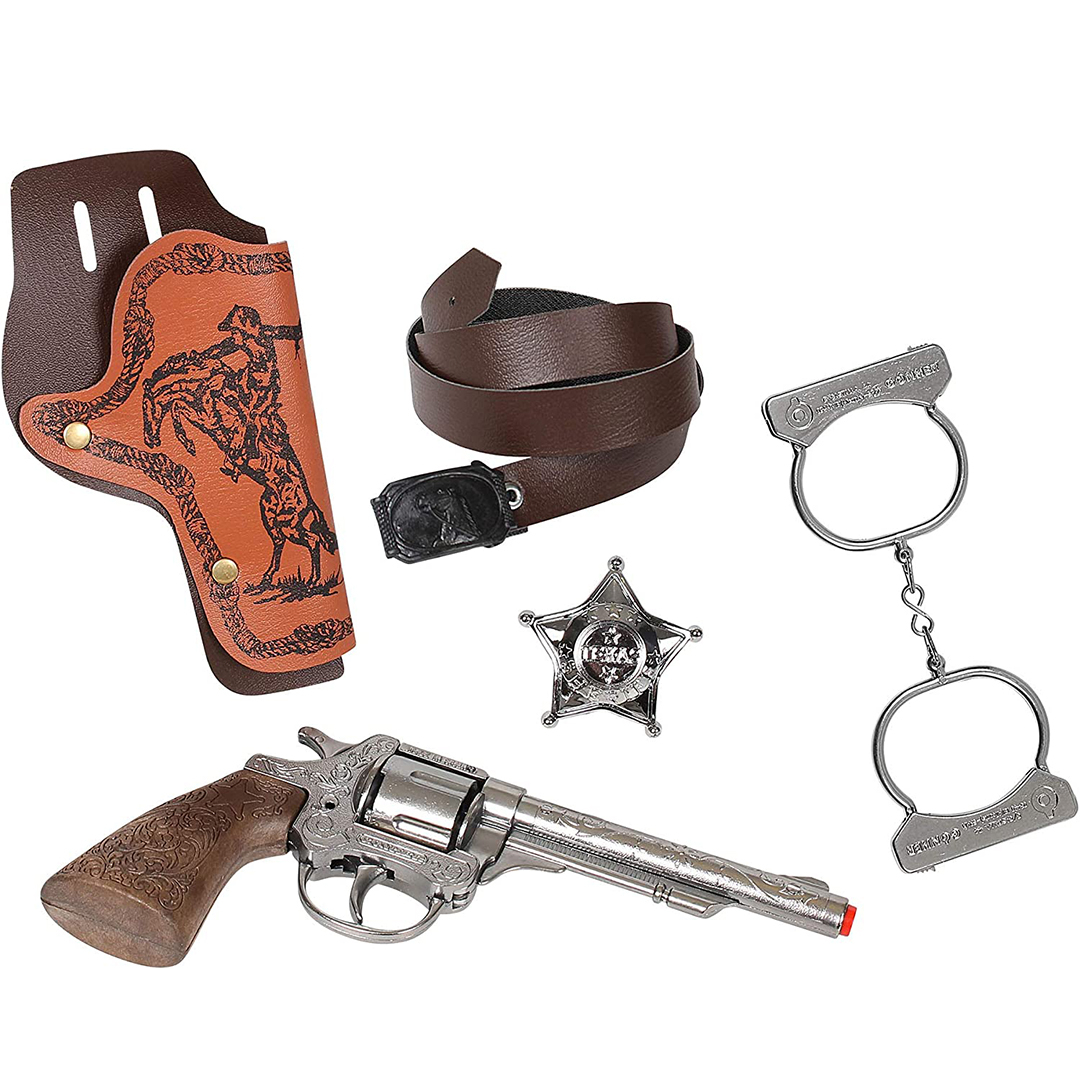 ست تفنگ بازی گانهر مدل Wild West Metal