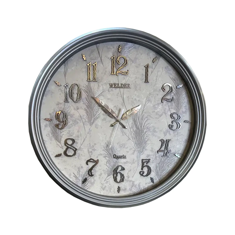 ساعت دیواری کوارتز ولدر مدل عقربه پر کد 7022