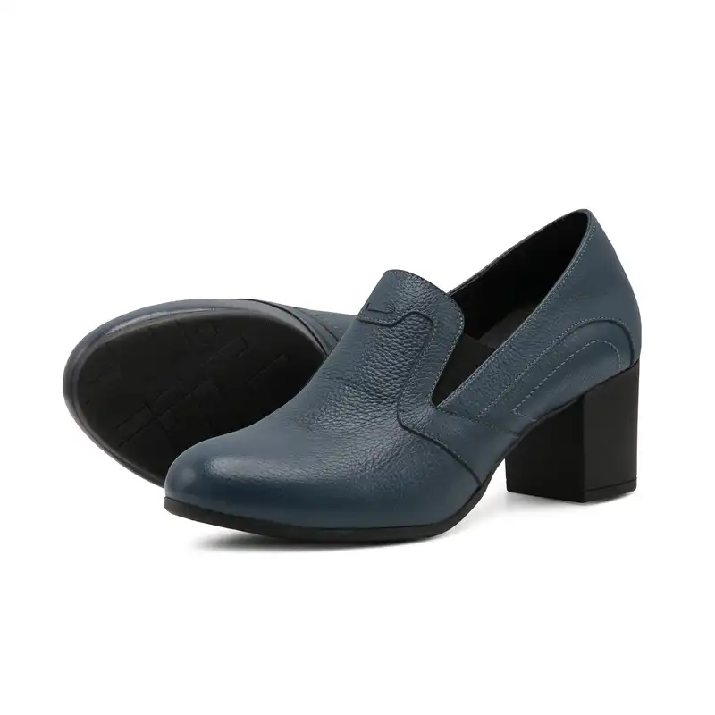 کفش زنانه بهشتیان مدل آلما رنگ سرمه ای