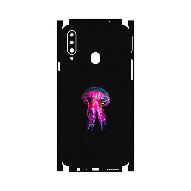 برچسب پوششی ماهوت مدل jellyfish-FullSkin مناسب برای گوشی موبایل سامسونگ Galaxy A20s
