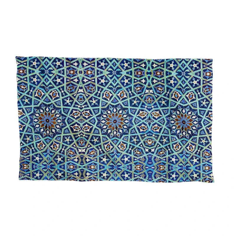 کاغذ کادو ترمه طراحان ایده مدل کاشی فیروزه کد 0527