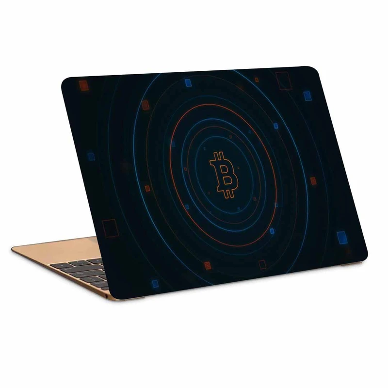 استیکر لپ تاپ طرح bitcoinکد p-1084 مناسب برای لپ تاپ 15.6 اینچی