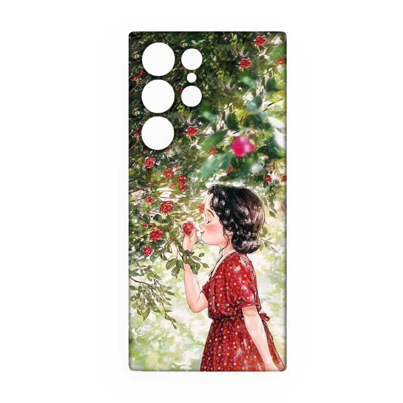 کاور طرح دخترانه کد 5 مناسب برای گوشی موبایل سامسونگ Galaxy S25 Ultra