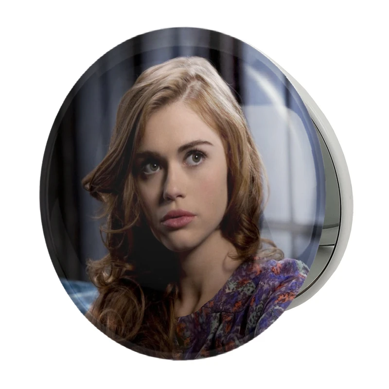 آینه جیبی خندالو طرح لیدیا سریال تین ولف Teen Wolf مدل تاشو کد 28460