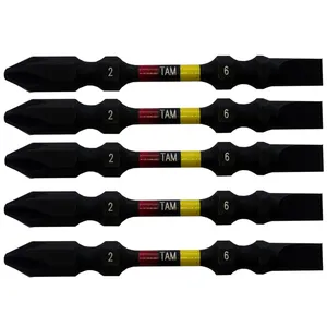 سری پیچ گوشتی دوسو چهارسو تام مدل NTB-1106 بسته 5 عددی