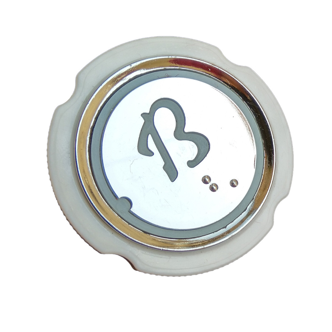 شستی احضار کابین آسانسور آلومین لیفت مدل AL7002-BR