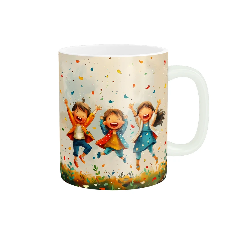 ماگ مدل انیمه ی بچه های بازیگوش کد 1289