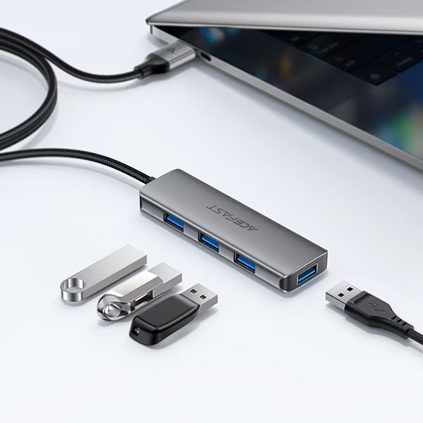 هاب 4 پورت USB 3.0 ایس فست مدل J17