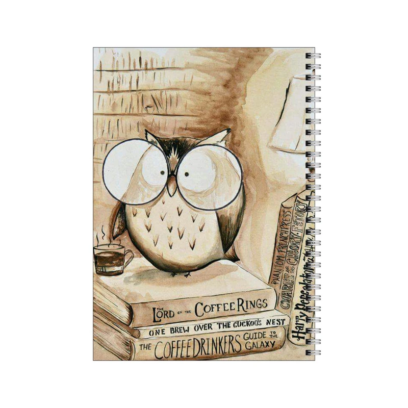 دفتر مشق 80 برگ بامبیلیپ طرح جغد همه چیزدان کد 1598769