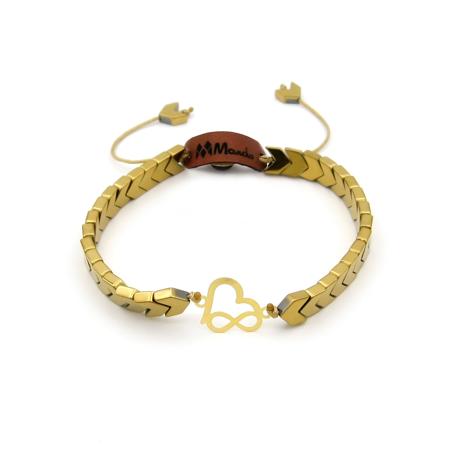 دستبند طلا 18 عیار زنانه مانچو مدل bfg249 -  - 3