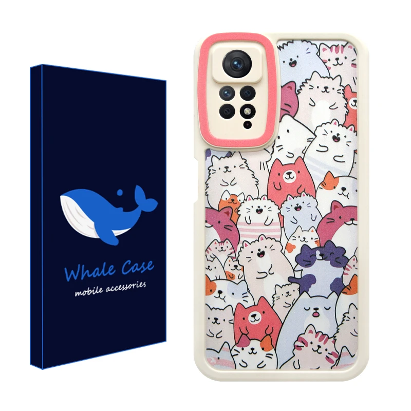 کاور وال کیس مدل محله گربه ها مناسب برای گوشی موبایل شیائومی Redmi Note 11 Pro